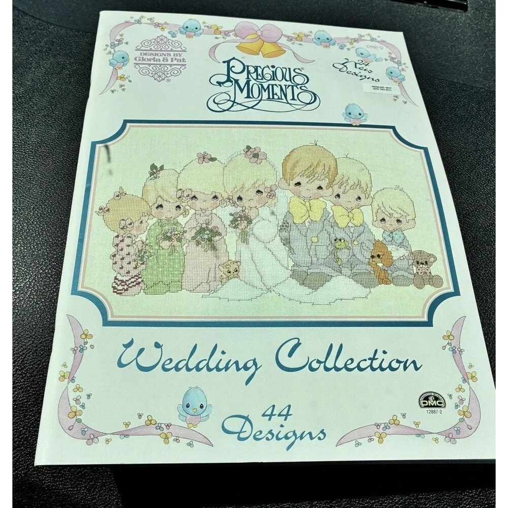 Precious Moments Wedding Collection Cross Stitch Pattern Book PMR-9 Vintage Y2K